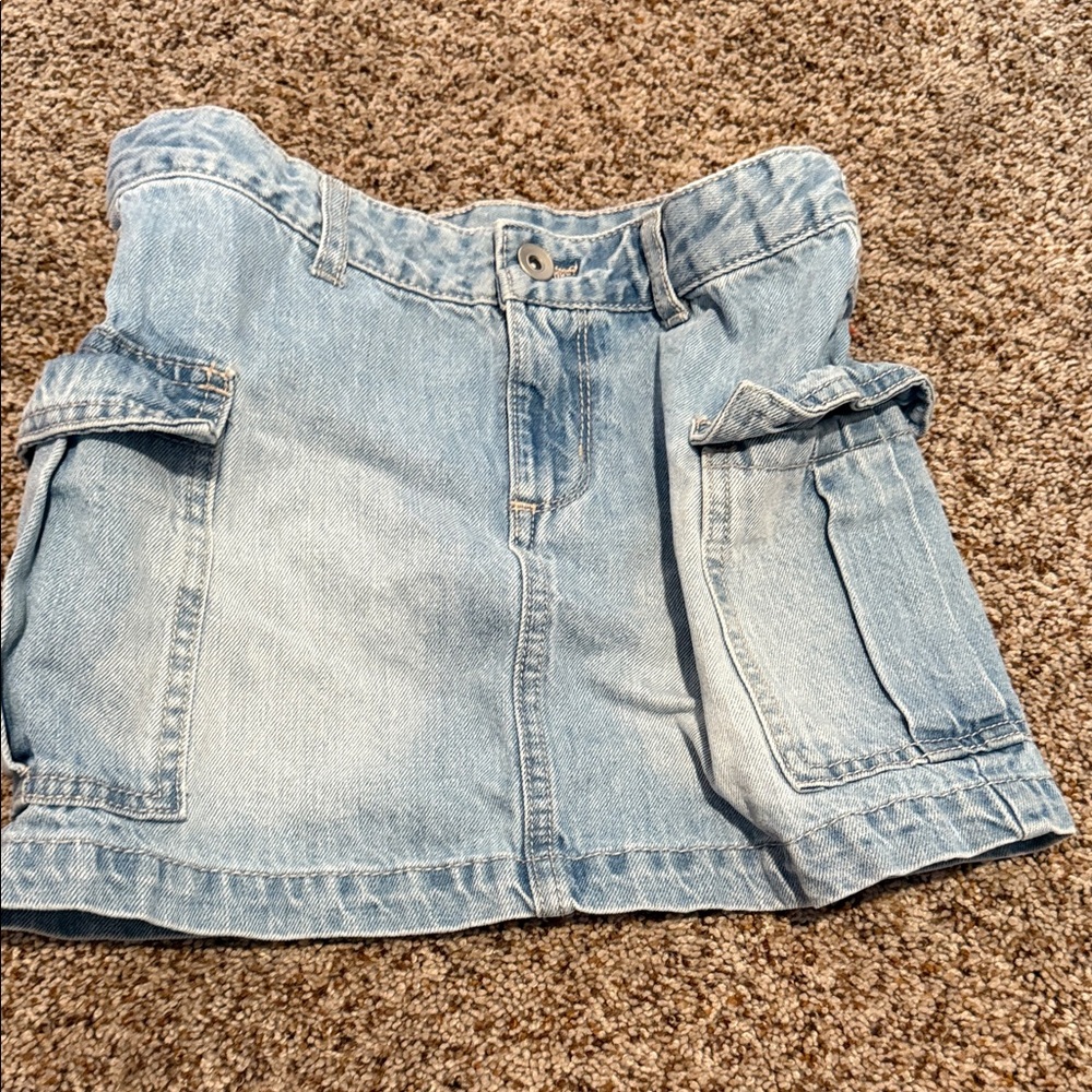 Place Light Blue Denim Skirt